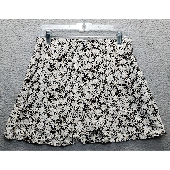 American Eagle Outfitters Dresses & Skirts - American Eagle Outfitters A-Line Skirt Womens Medium Multi Daisy Floral Side Zip